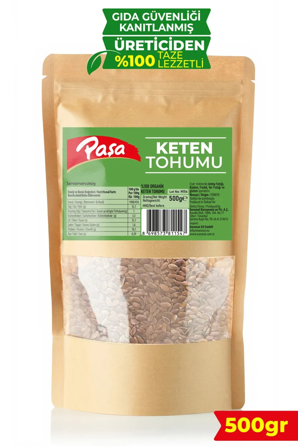 Keten Tohumu 500 gr