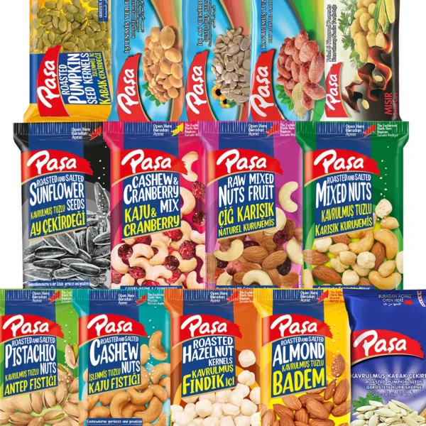 14lü Karışık Kuruyemiş Tanışma Paketi 500 gr – Mini Tadım Seti
