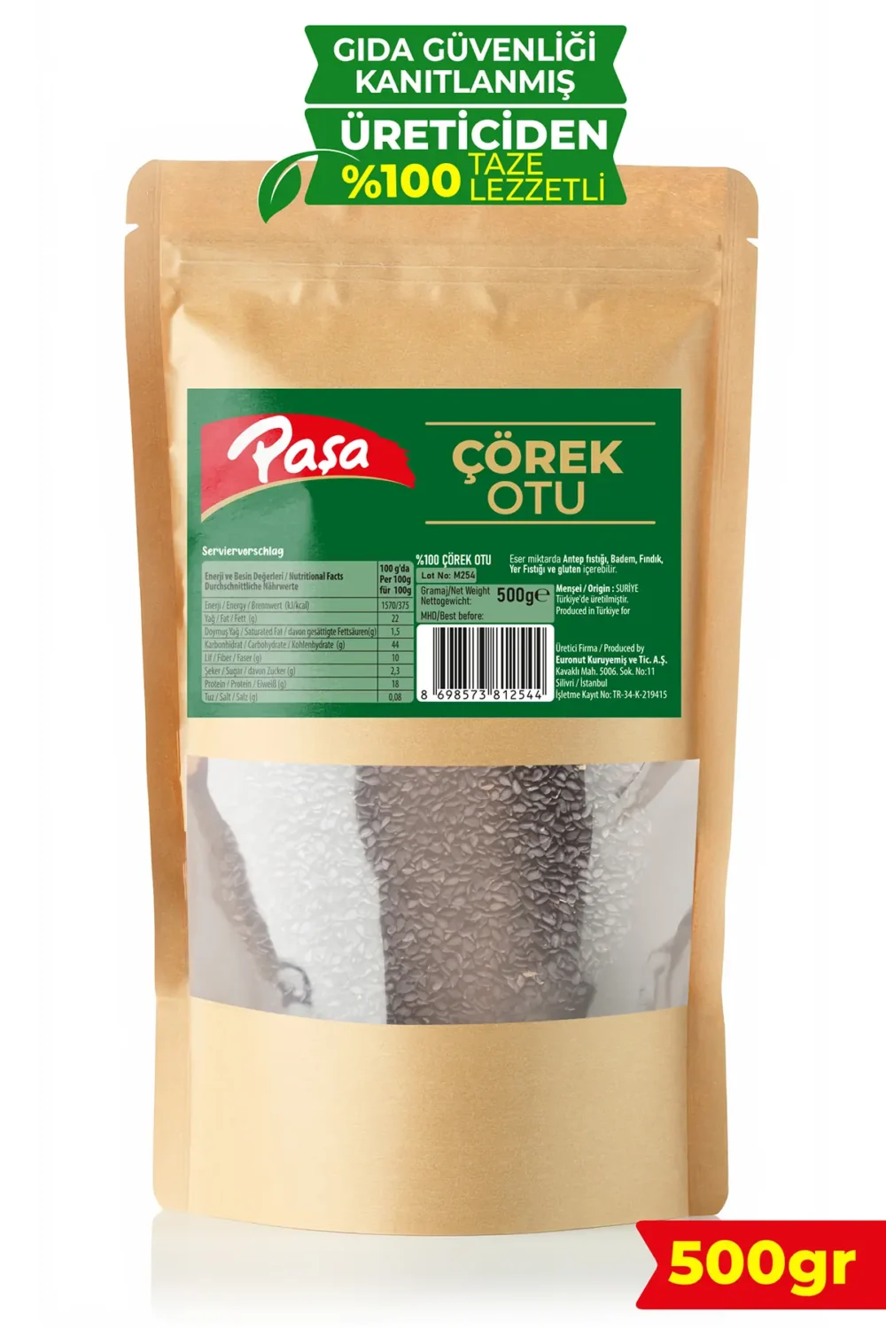 Çörekotu 500 Gram