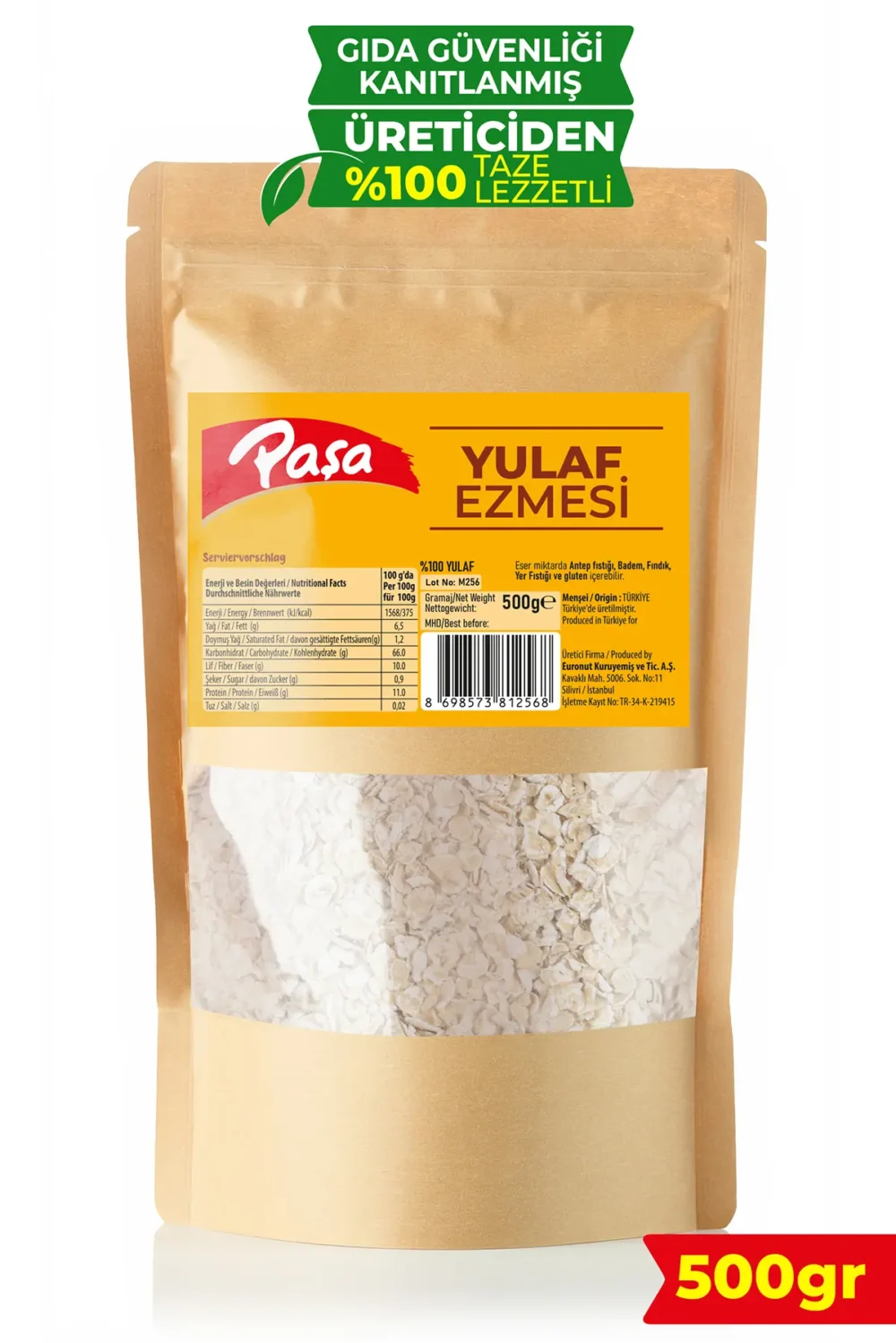 Yulaf Ezmesi 500 Gr