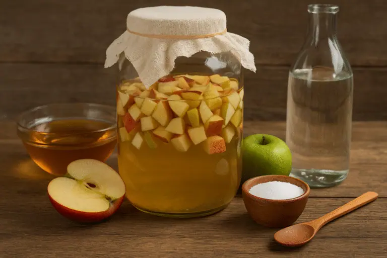 Elma Sirkesi (Ev Tipi Fermentasyon)
