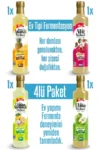 Paşa Premium 4’lü Sirke Seti – Detoks Ananas, Elma, Alıç ve Limon Sarımsak Sirkesi