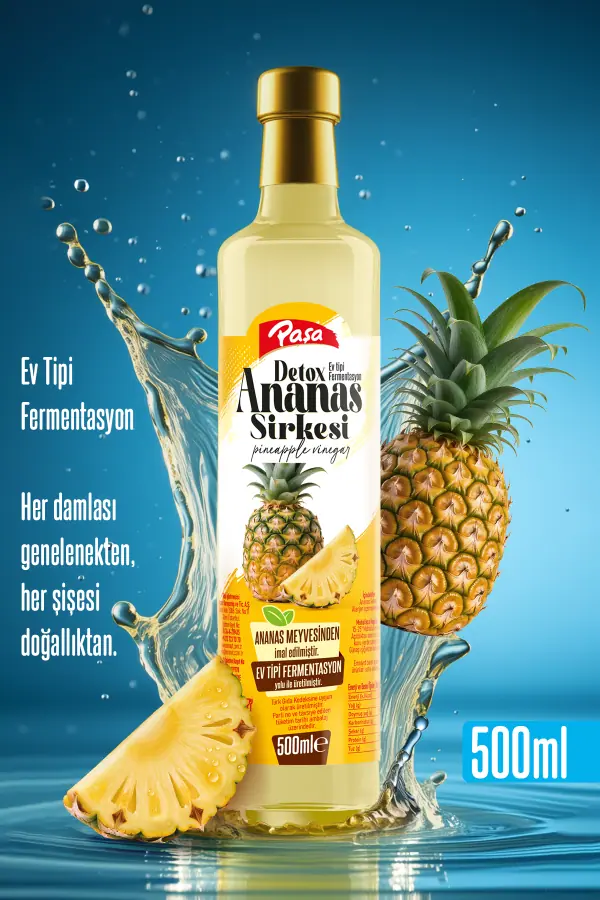 Detoks Ananas Sirkesi 500 ml