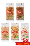 5’li Kavrulmuş Kuruyemiş Paketi 1,2 Kg