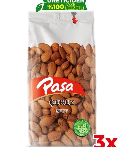 Kavrulmuş Badem 250 gr X 3 Adet (750 gr)