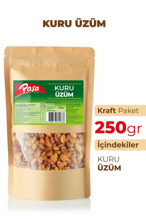 Sultaniye Kuru Üzüm 250 gr