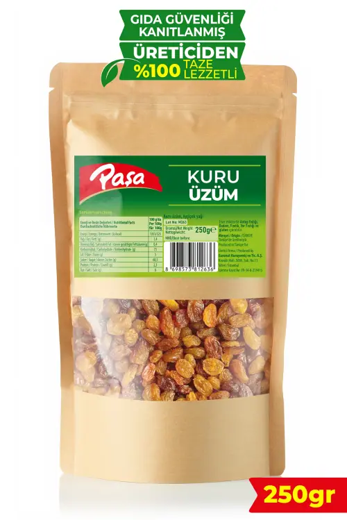 Sultaniye Kuru Üzüm 250 gr